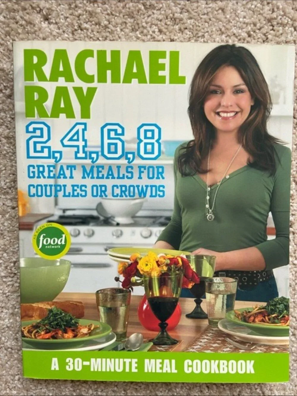Rachael Ray Cookbook Set of 3 Best Eats Express Lane Meals 2 4 6 8 Softcover NEW